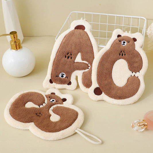 Cute Bear Hand Towel
