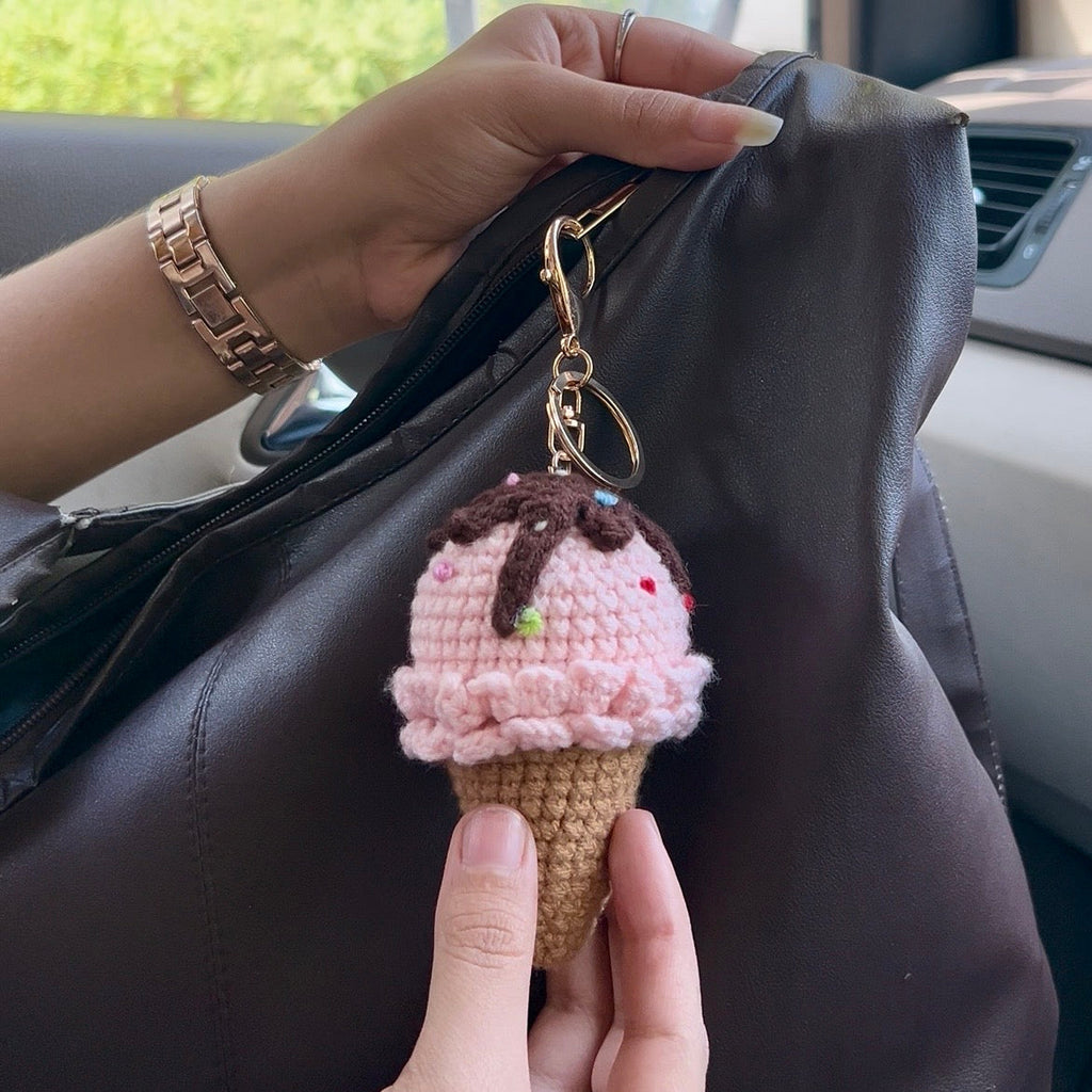 Ice cream keychain