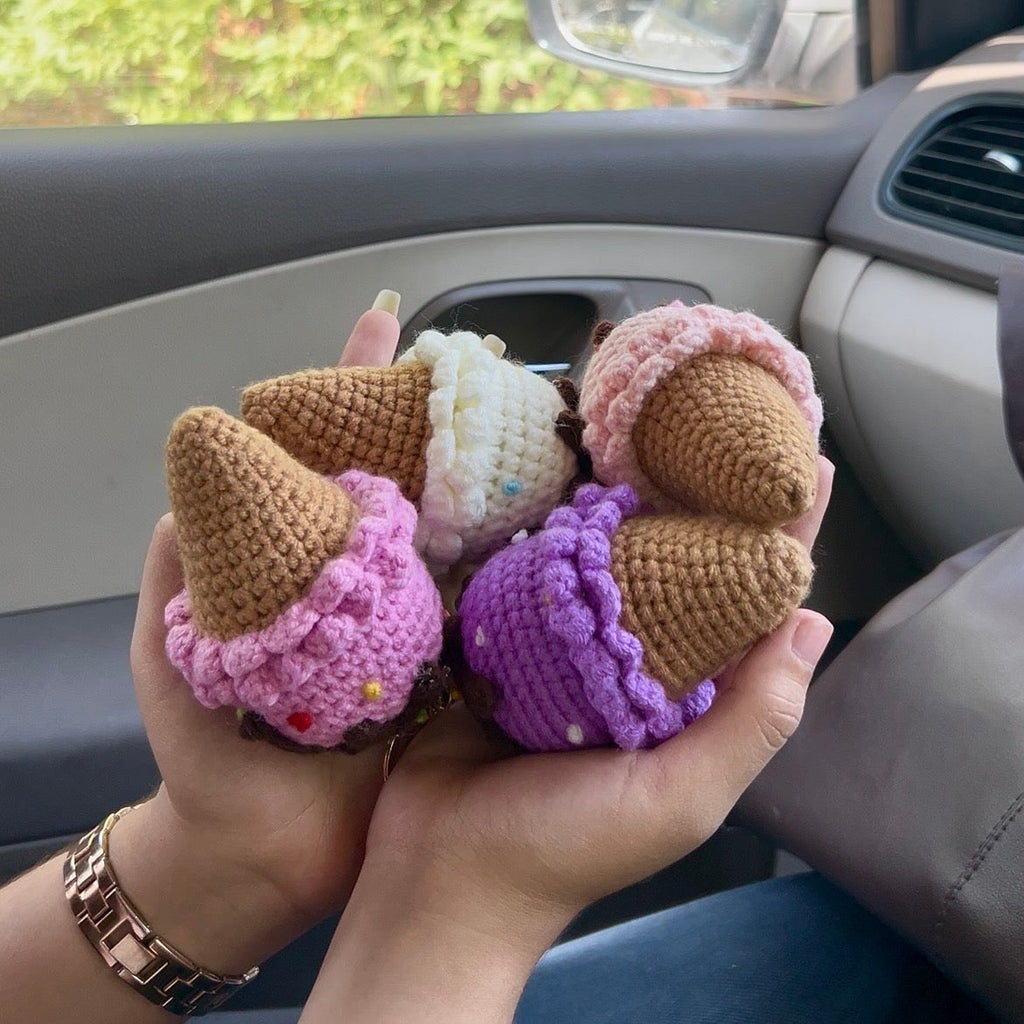 Ice cream keychain