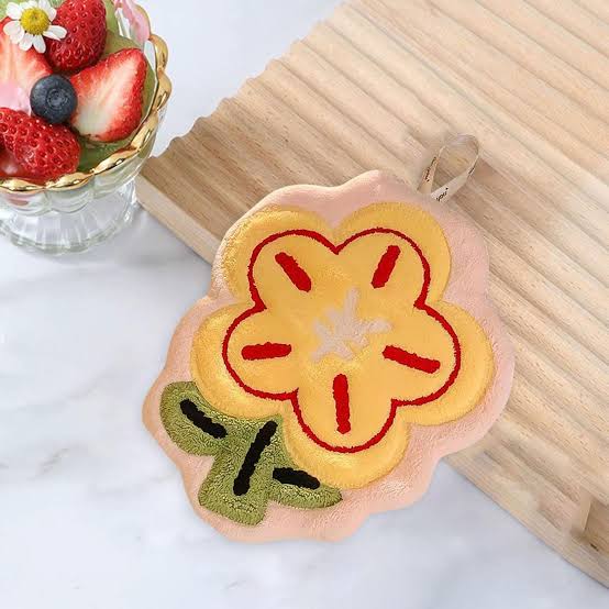 Cute Flower Hand Towel
