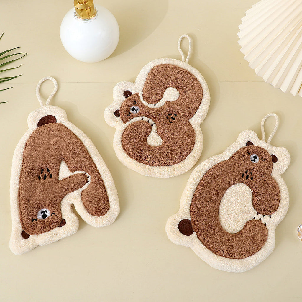 Cute Bear Hand Towel