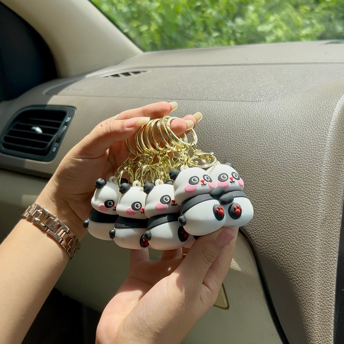 Panda key chain