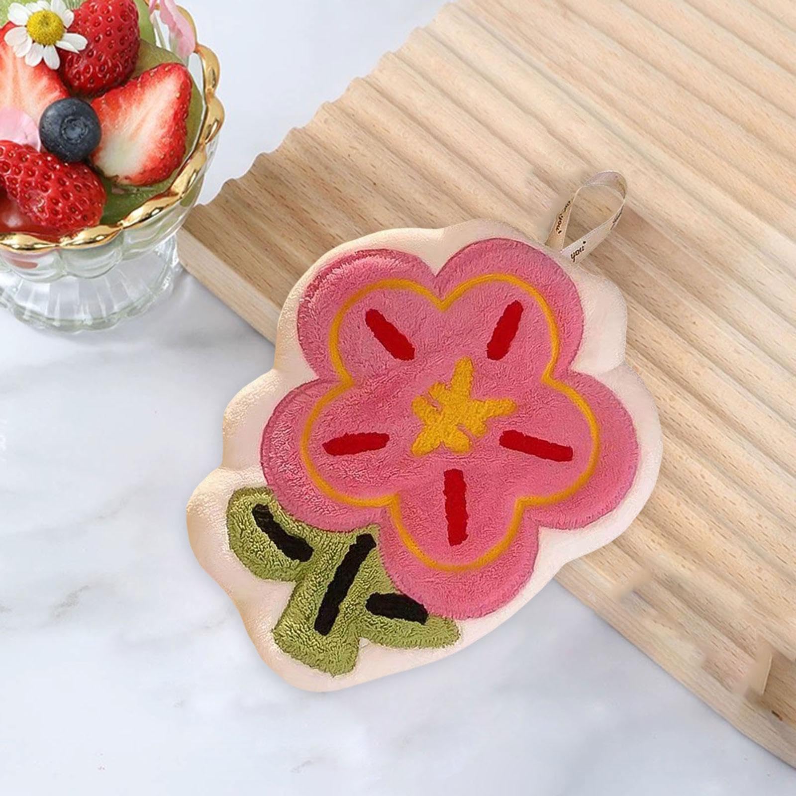 Cute Flower Hand Towel