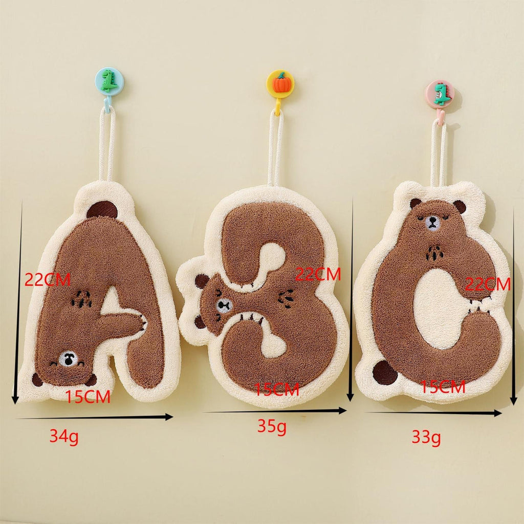 Cute Bear Hand Towel