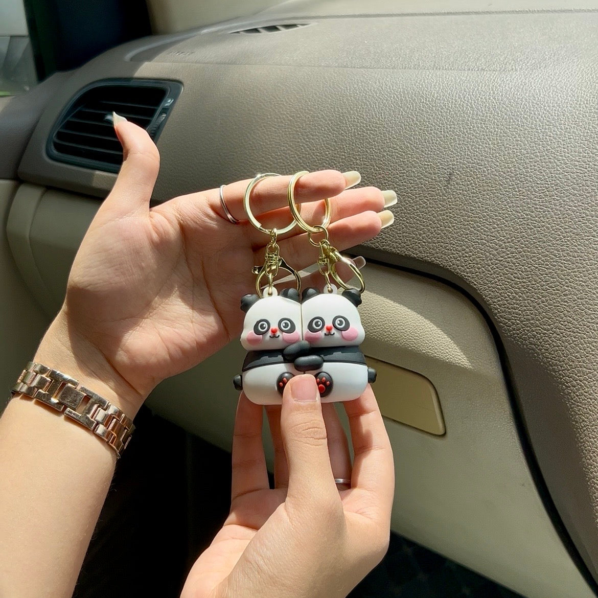 Panda key chain